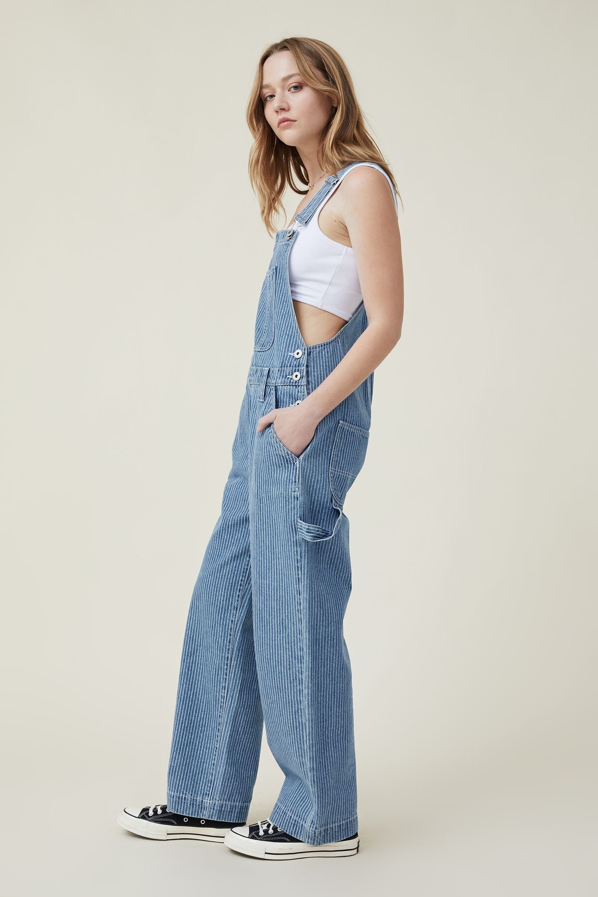 Utility Denim Long Overall | Cotton On (ANZ)