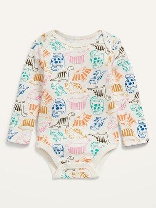 Unisex Printed Long-Sleeve Bodysuit for Baby | Old Navy (US)