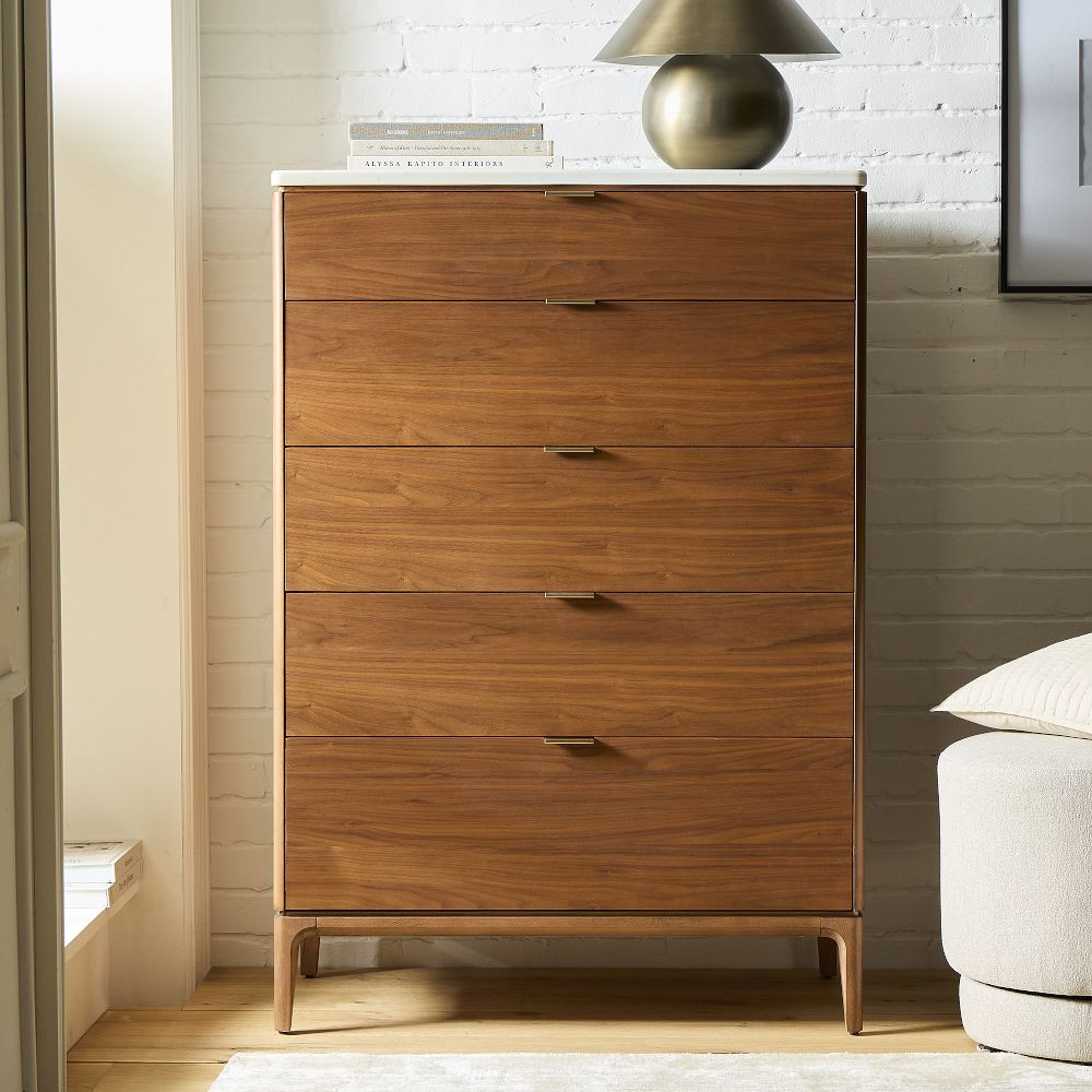 Parker Marble 5-Drawer Dresser (36") | West Elm (US)
