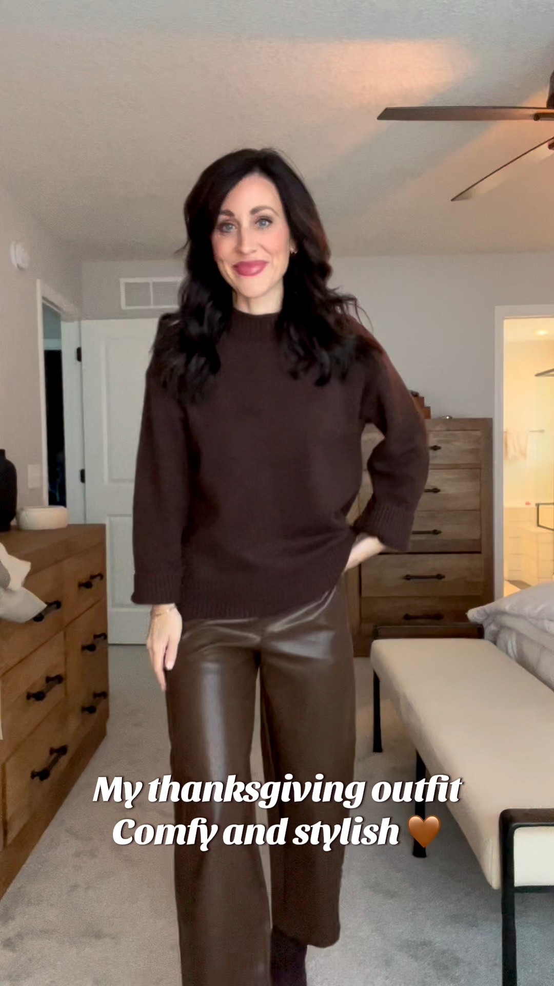 Happy thanksgiving! Of course I did an all brown outfit today! All so affordable 

#LTKgrwm #LTKHoliday #LTKootd