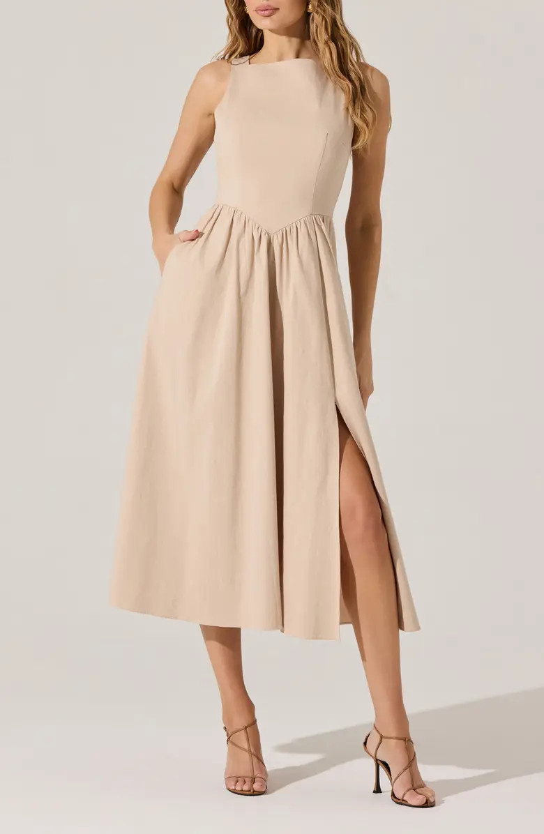 Bow Back A-Line Dress | Nordstrom