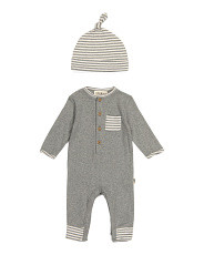 Newborn 2pc Coverall And Cap Set | Kids & Baby | T.J.Maxx | TJ Maxx
