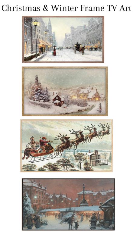 Christmas and winter Samsung frame tv art, digital download 

#LTKCyberweek #LTKSeasonal #LTKstyletip