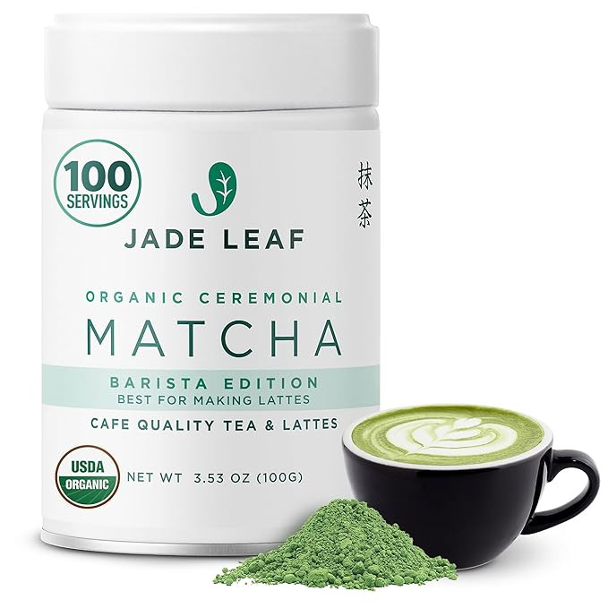 Jade Leaf Matcha Organic Ceremonial Grade Barista Blend Matcha Powder - 100% Pure Japanese Premiu... | Amazon (US)