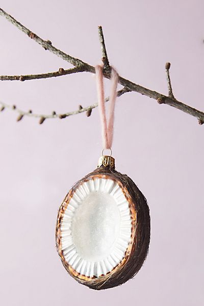 Coconut Glass Ornament | Anthropologie (US)