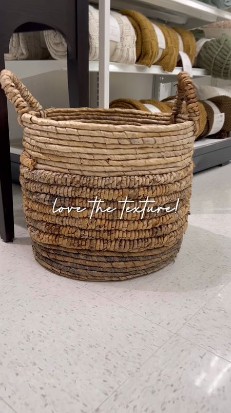 Love the texture on this basket and it has great brown color tones. Only $25 on sale!

#LTKSaleAlert #LTKFindsUnder50 #LTKHome