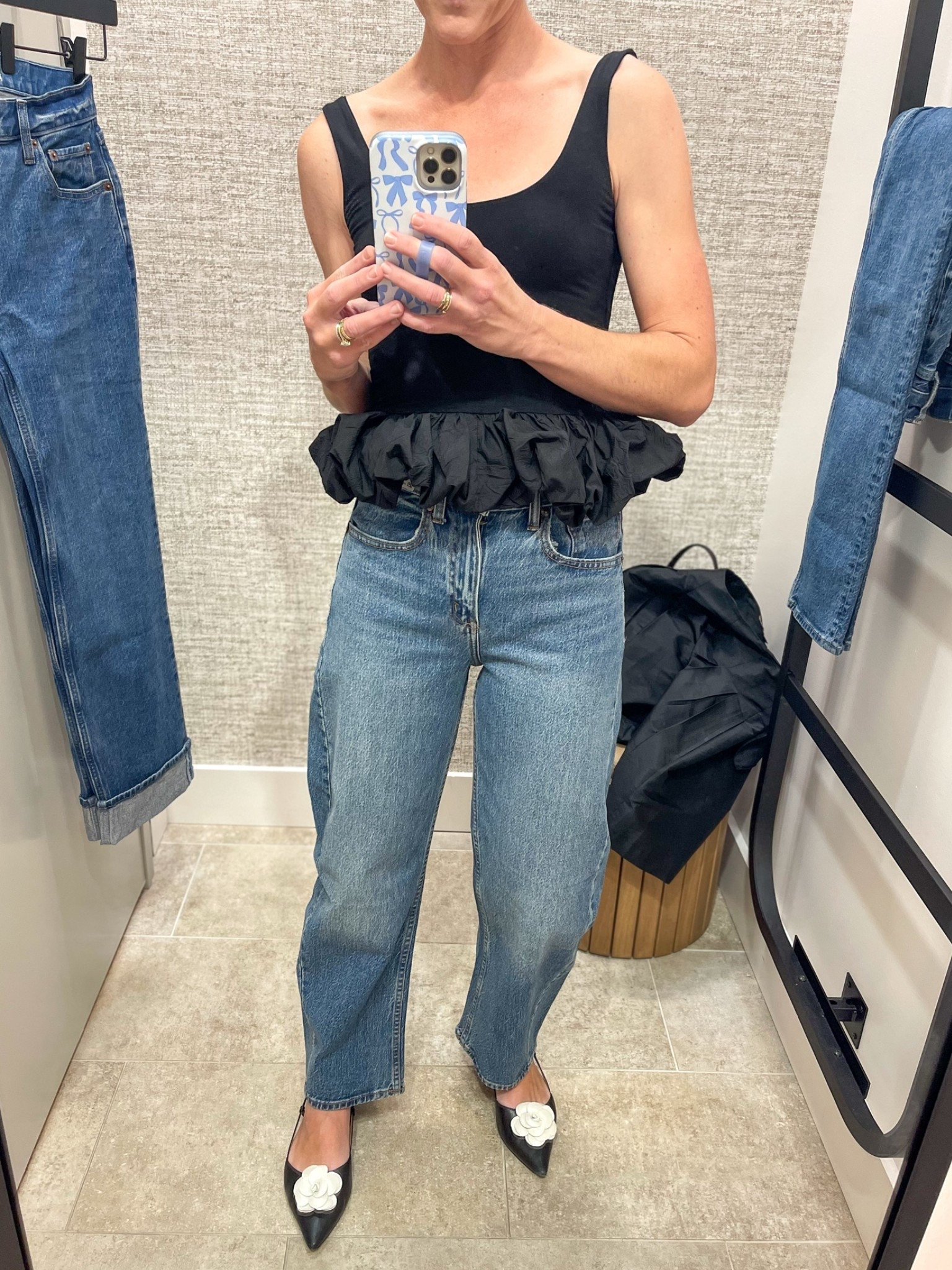 Late to this party but I beg your pardon, Abercrombie? Thoroughly impressed with these jeans! This is the high rise barrel style and they were such good quality and fit. Wearing a 25 and they fit TTS.