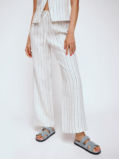Olina Linen Pant | Reformation (Global)