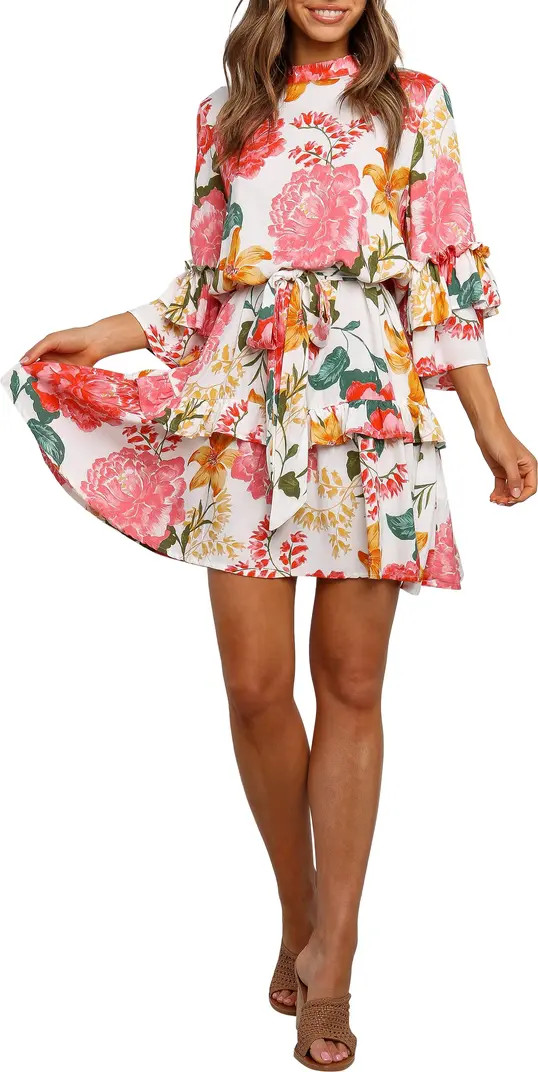 Peta Floral Print Tiered Dress | Nordstrom