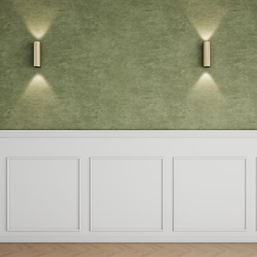 Colingmill 3 Set Accent Wall Molding Kit Premade Wainscoting Panels Wall Molding Peel and Stick Panel White Pre Cut Trim for Walls Picture Frame Molding for Home Decoration(31.5x31.5 Inch) | Amazon (US)