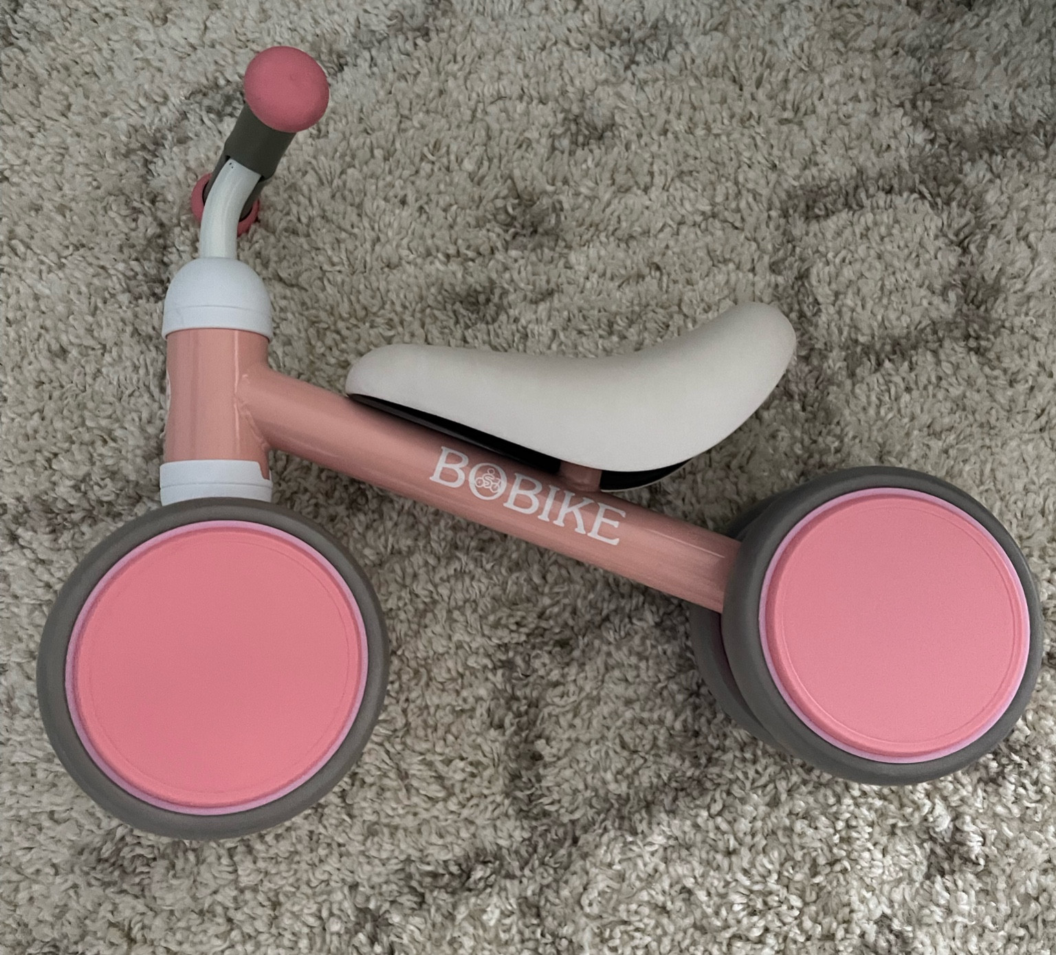 We got this for Remi for her 1st birthday & she loves it! Balance bikes are great for babies to learn balance and stability!

#LTKbaby #LTKkids