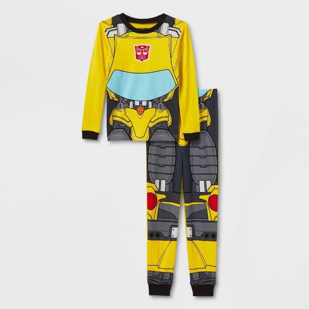 Boys' Transformers 2pc Pajama Set - Yellow | Target
