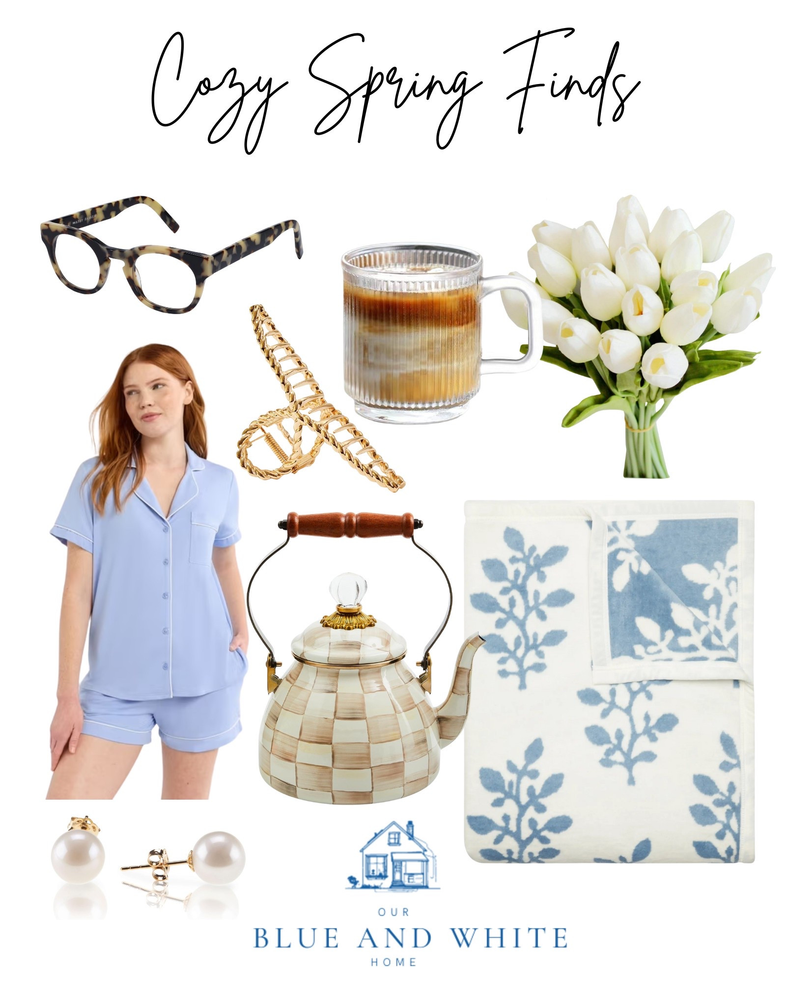 Cozy blue and white spring finds for your home!

#LTKHome #LTKFindsUnder50