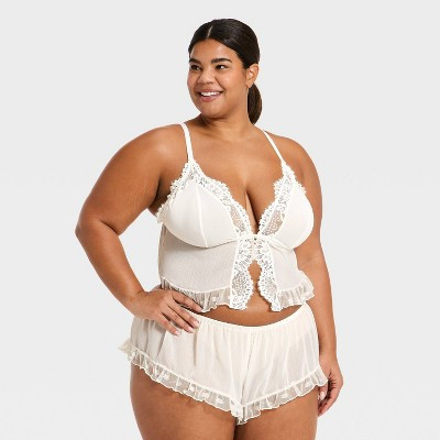 Women's Heirloom Lace Top Set - Auden™ White 2X | Target