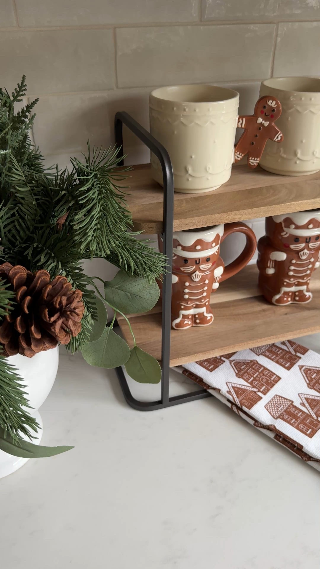✨ Christmas coffee bar hack you need to try!
These cute mugs are already selling fast just add them with a festive towel for instant holiday charm ☕🎄

#christmascoffee #coffeebarideas #amazonfinds #holidaydecor #gingerbreadhouse #christmaskitchen #cozyholidayhome