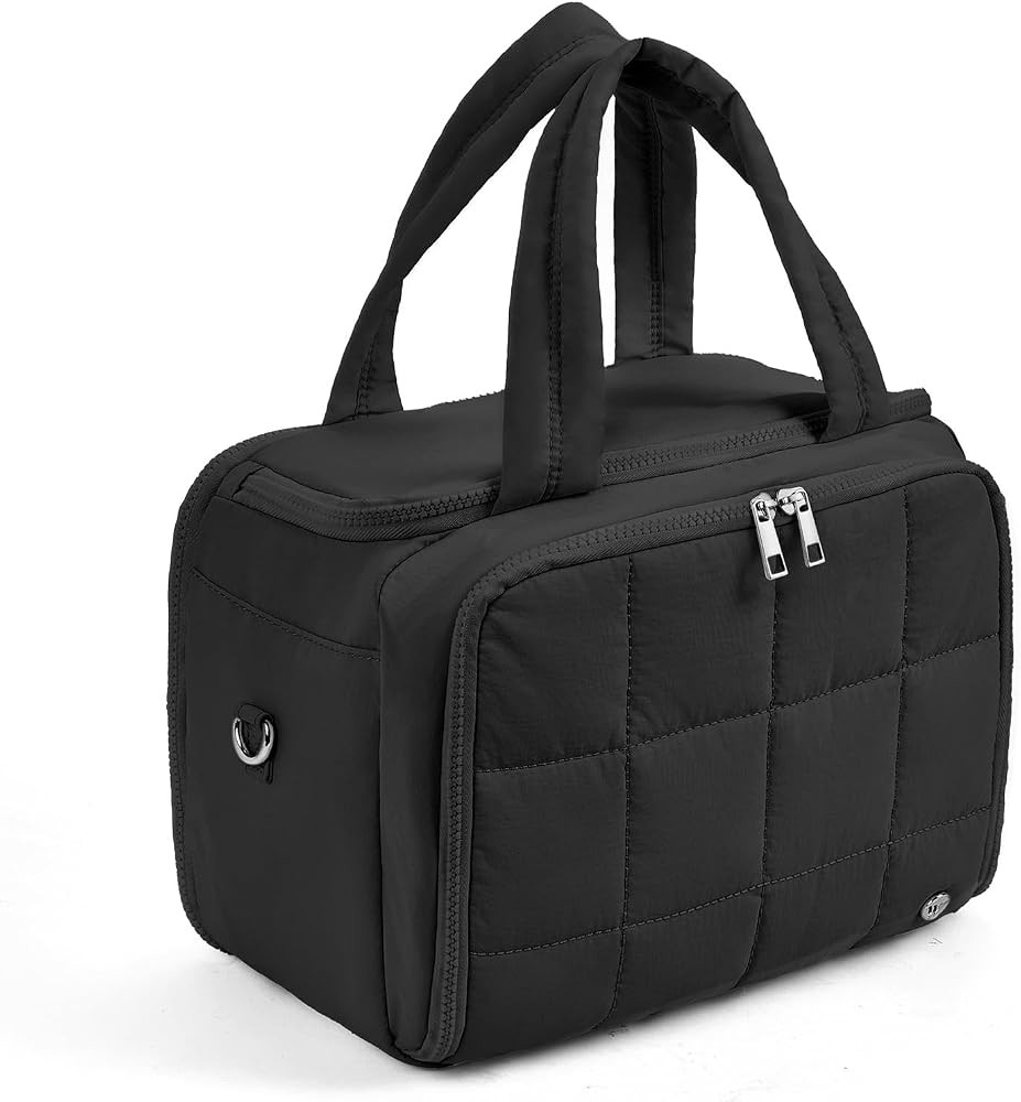 WESTBRONCO Small Toiletry Bag for Women with Jewelry Organizer, Lightweight Large Travel Toiletry... | Amazon (US)