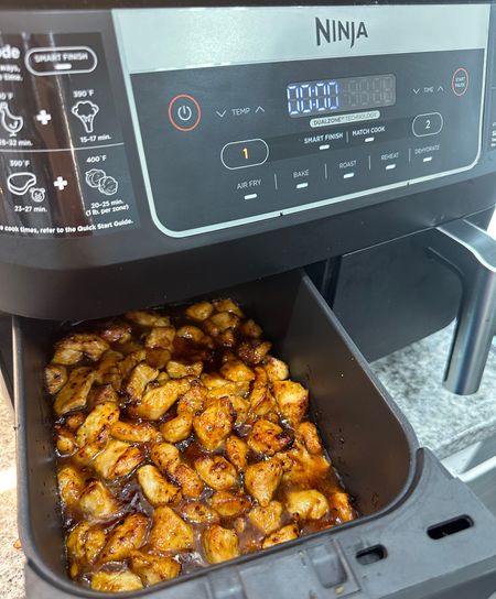 I’m loving my dual zone air fryer. I cooked some Chicken Teriyaki in this air fryer. Came out great! This AirFryer is great! #AirFryerChicken #AirFryerRecipes #Appliances #NewAppliances 

#LTKhome