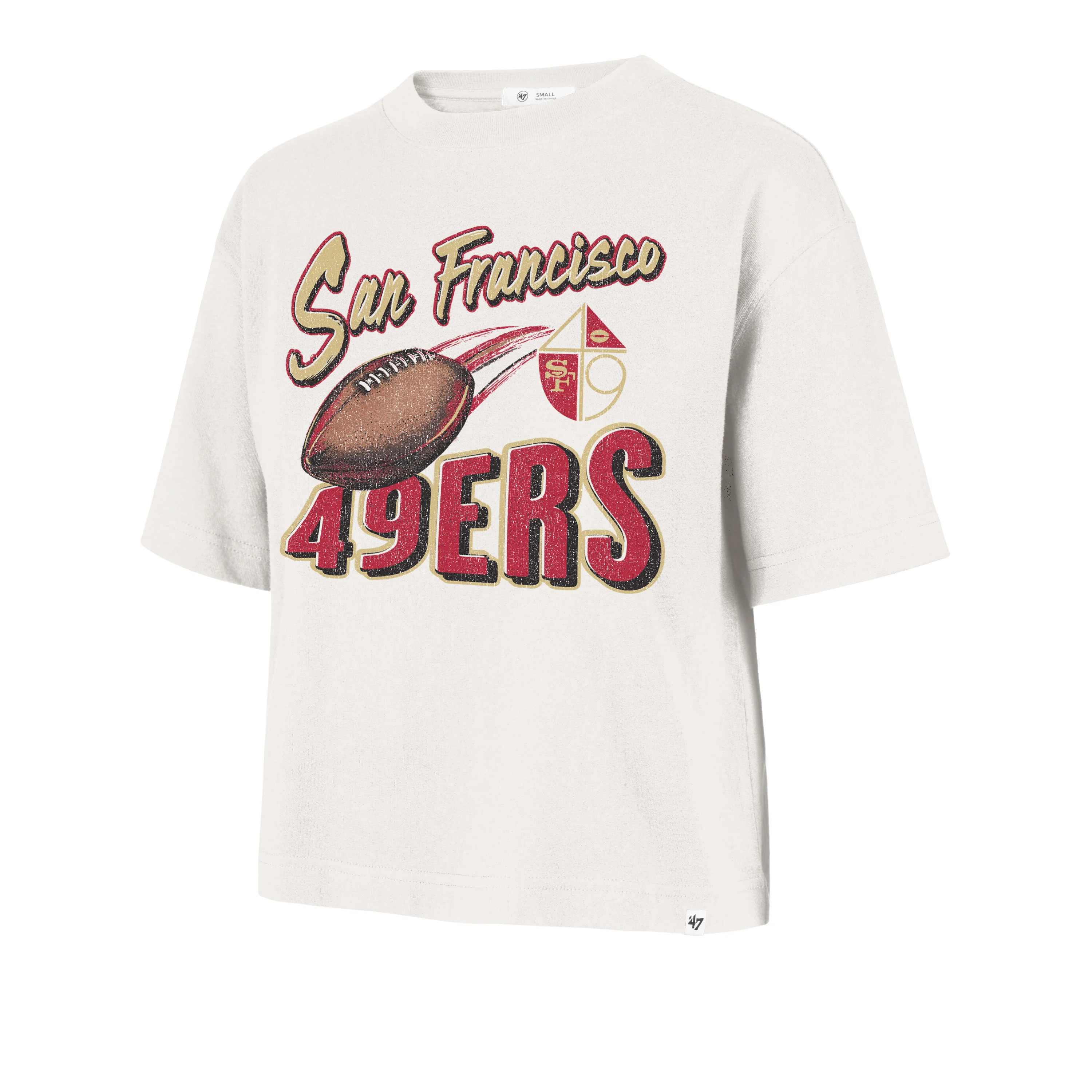 SAN FRANCISCO 49ERS HISTORIC DIME TIME '47 REED CITY TEE WOMENS | '47Brand