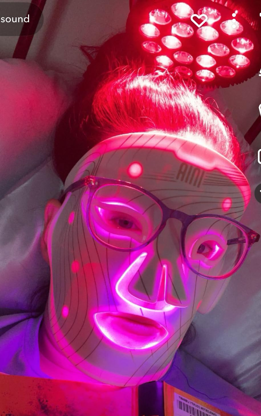 Red Light Therapy Mask for Face, Glow Wireless LED Face Mask Light Therapy with Near-Infrared Red... | Amazon (US)
