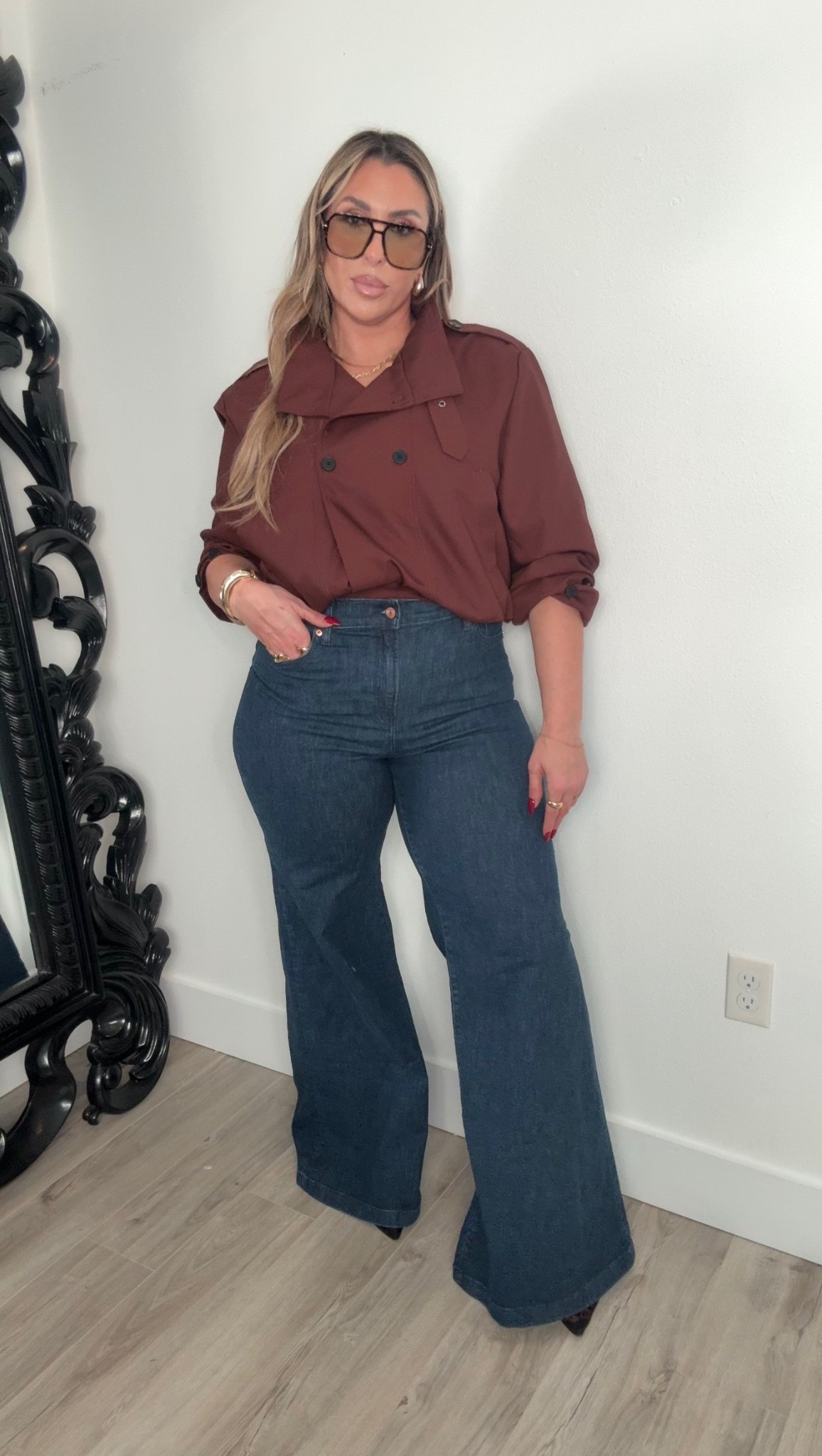 My fav Gap Jeans paired with a Funnel Jacket as a top. So cute! 

Jacket worn as a top size L

Amazing Gap Jeans 31 Tall (12) These are high stretch. (still have 2 inches to spare with 3 inch heels on) 

Mesh Amazon heels (very comfortable) 



#LTKFindsUnder50 #LTKStyleTip #LTKMidsize