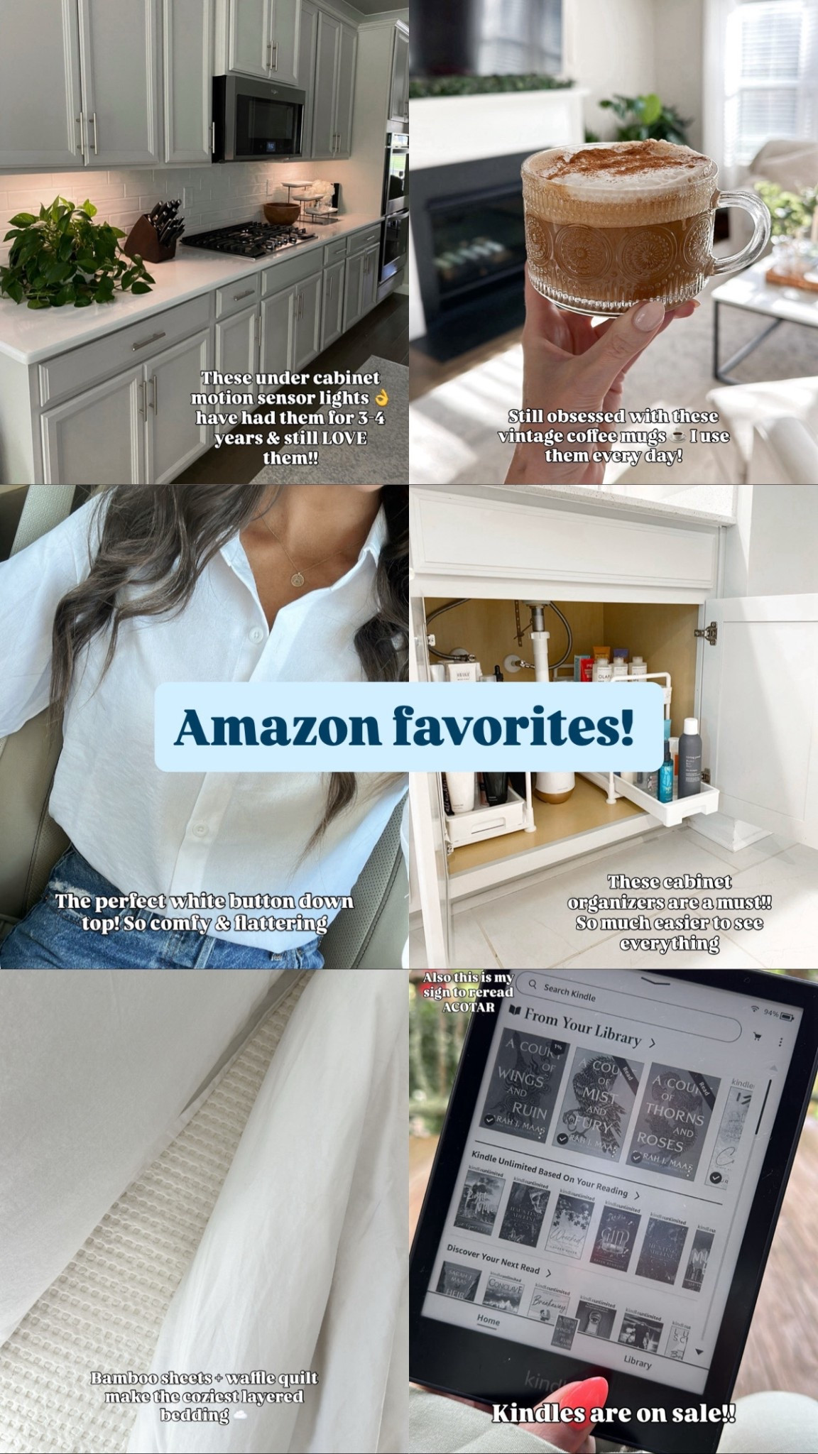 A bunch of random Amazon favorites, a lot on sale!! 

