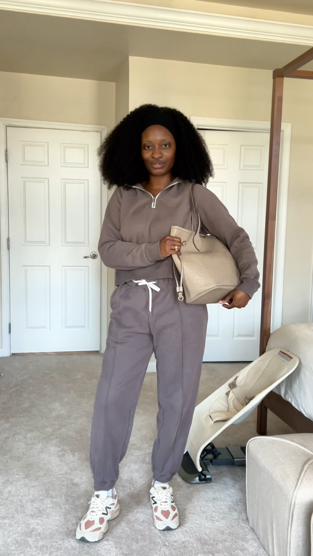 My favorite sweat set from Vuori. They don’t make this exact color anymore, but I did link the top and bottom in black. Also love this color way new balance 9060s! 

#LTKShoeCrush #LTKActive