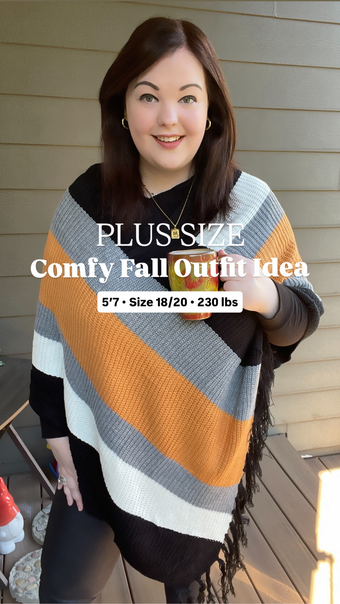Plus Size Fall Outfit Idea 🍂🎃 This Amazon shawl just screams FALL! It’s a one size fits all for plus sizes. I’m a size 18/20 and it’s still roomy on me. Comes in a few other color options as well!

Faux leather leggings are a size 1X and fit tts



#LTKStyleTip #LTKPlusSize #LTKFindsUnder50