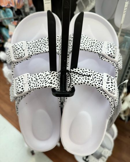 I found the perfect spring slides for the pool at Walmart!
Walmart has tons of swimsuits and beachwear already on the shelves. 
These slides also have a cute print on the straps as well as a platform on the bottom of the sandals. 
Perfect to go with your casual vacation outfit or with your swimsuit. 

#LTKshoecrush #LTKSeasonal #LTKunder50
