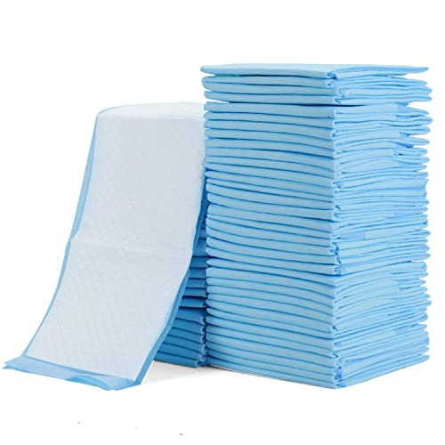 Rocinha 100 Pack Disposable Changing Pads Baby Disposable Underpads Waterproof Diaper Changing Pad Breathable Underpads Bed Table Protector Mat, 17 Inches x 13 Inches | Amazon (US)
