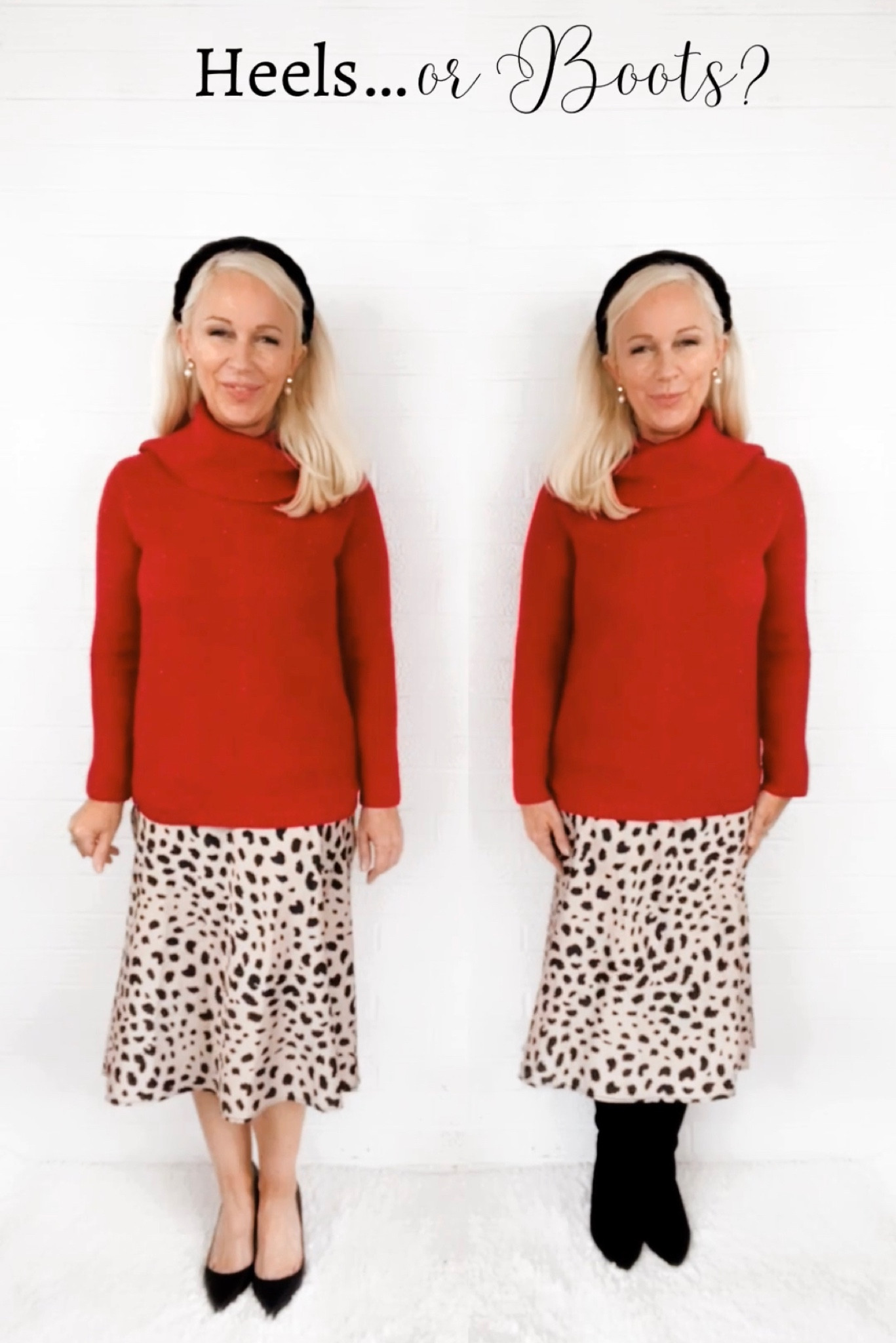 Heels…or Boots? Which look do YOU prefer?

Similar sweaters linked

#LTKunder50 #LTKSeasonal #LTKHoliday