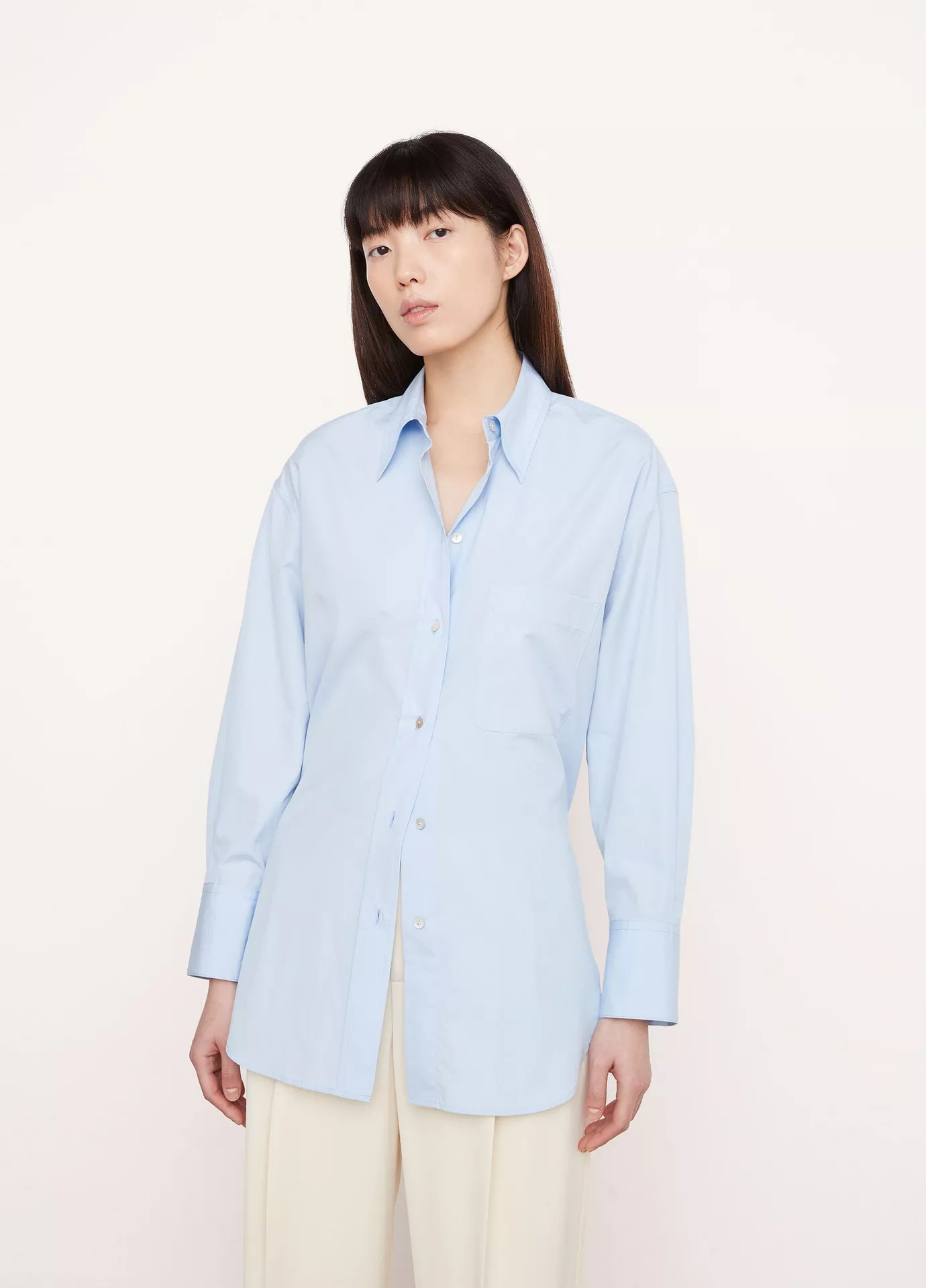 Oversized Long Sleeve Shirt | Vince LLC