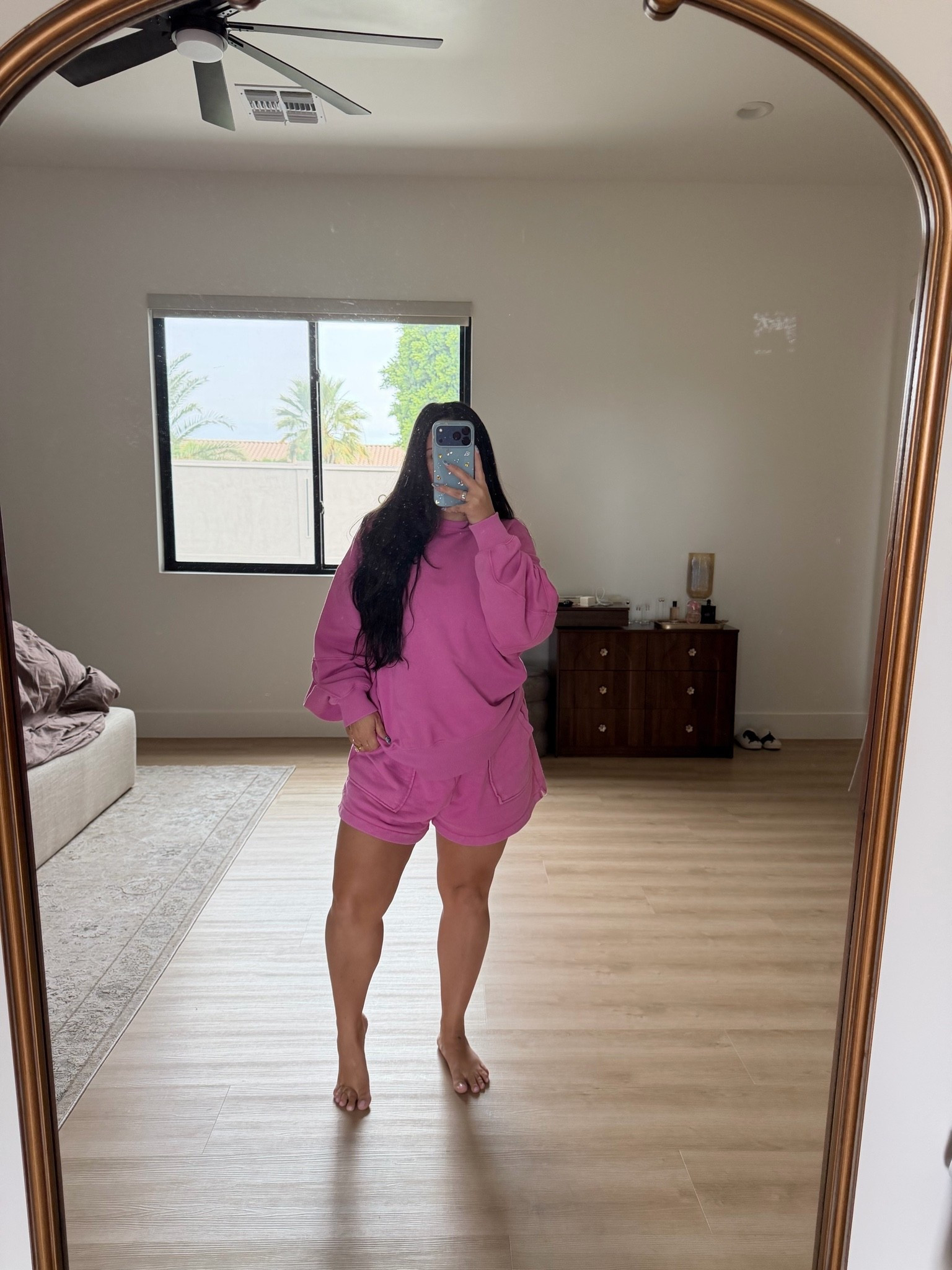 Comfy sweat set 🩷

#LTKActive #LTKU
