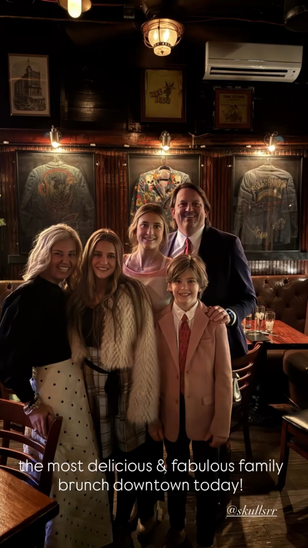 the most delicious & fabulous family brunch downtown today! @skullsrr