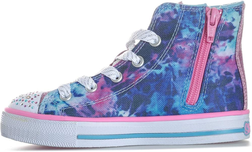 Skechers Girl's Shuffles-Studded Steps Sneaker | Amazon (US)