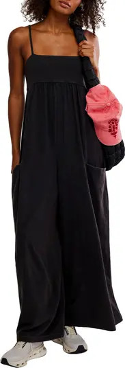 FP Movement Hot Shot Strappy Stretch Cotton Jumpsuit | Nordstrom