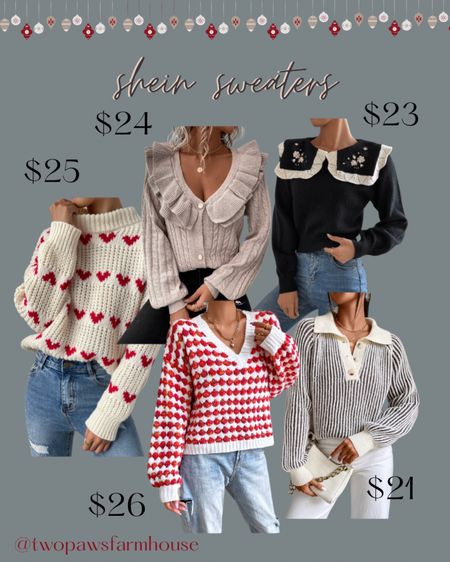 Shein winter sweaters! Shein is one of my favorites to order clothing from and is extremely affordable! I rounded up 5 sweaters that look cozy and cute for this season! 

#LTKsalealert #LTKunder50 #LTKstyletip