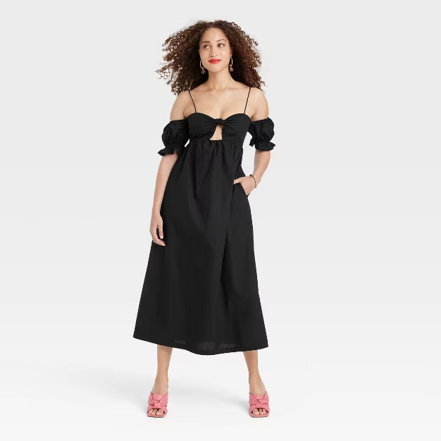 Women's Sleeveless Tie-Front Dress - A New Day™ | Target