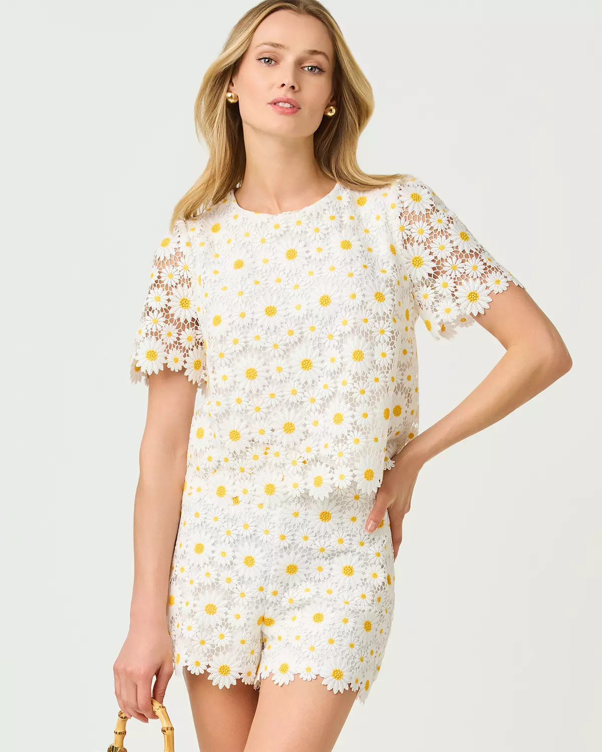 3" Devra High Rise Lace Short | Lilly Pulitzer