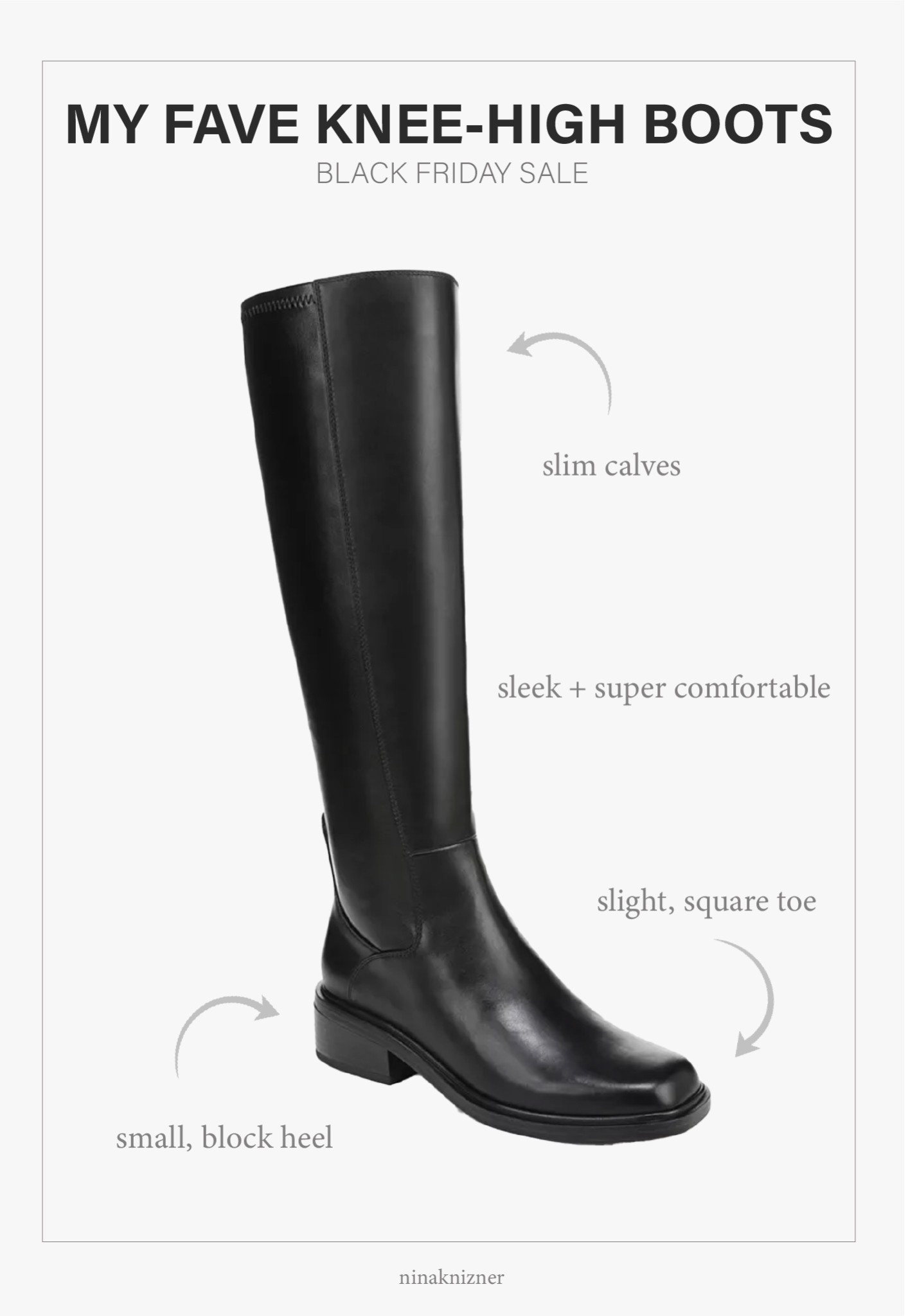 My favorite knee-high, equestrian inspired black leather boots on sale for Black Friday…amazing for slim calves and narrow feet! Searched for a sleek boot for the longest time and finally found it. :)

Also available in dark brown...

#fall #winter #boots #leatherboots #blackboots #kneehighboots #ridingboots #blackfriday #cybermonday #cyberweek #wintershoes #shoes #casual 


#LTKSaleAlert #LTKCyberWeek #LTKSeasonal