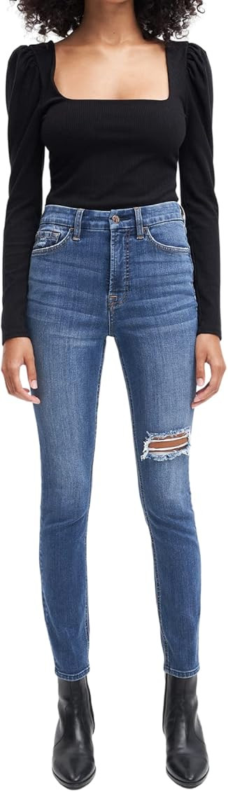 Jen7 Women's High Rise Ankle Skinny Jeans | Amazon (US)