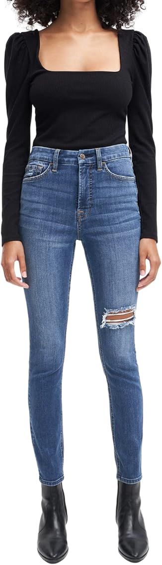 Jen7 Women's High Rise Ankle Skinny Jeans | Amazon (US)