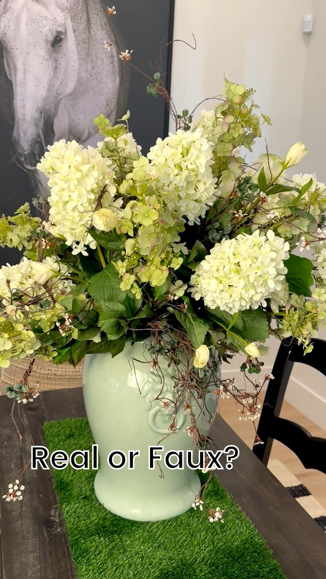 Real or Faux?
They are FAUX💐 
The best thing about faux flowers is using them season after season. These real touch hydrangeas are gorgeous for a Holiday party or on an  entryway table. 💕💐🎄

#LTKHome #LTKHoliday #LTKSeasonal