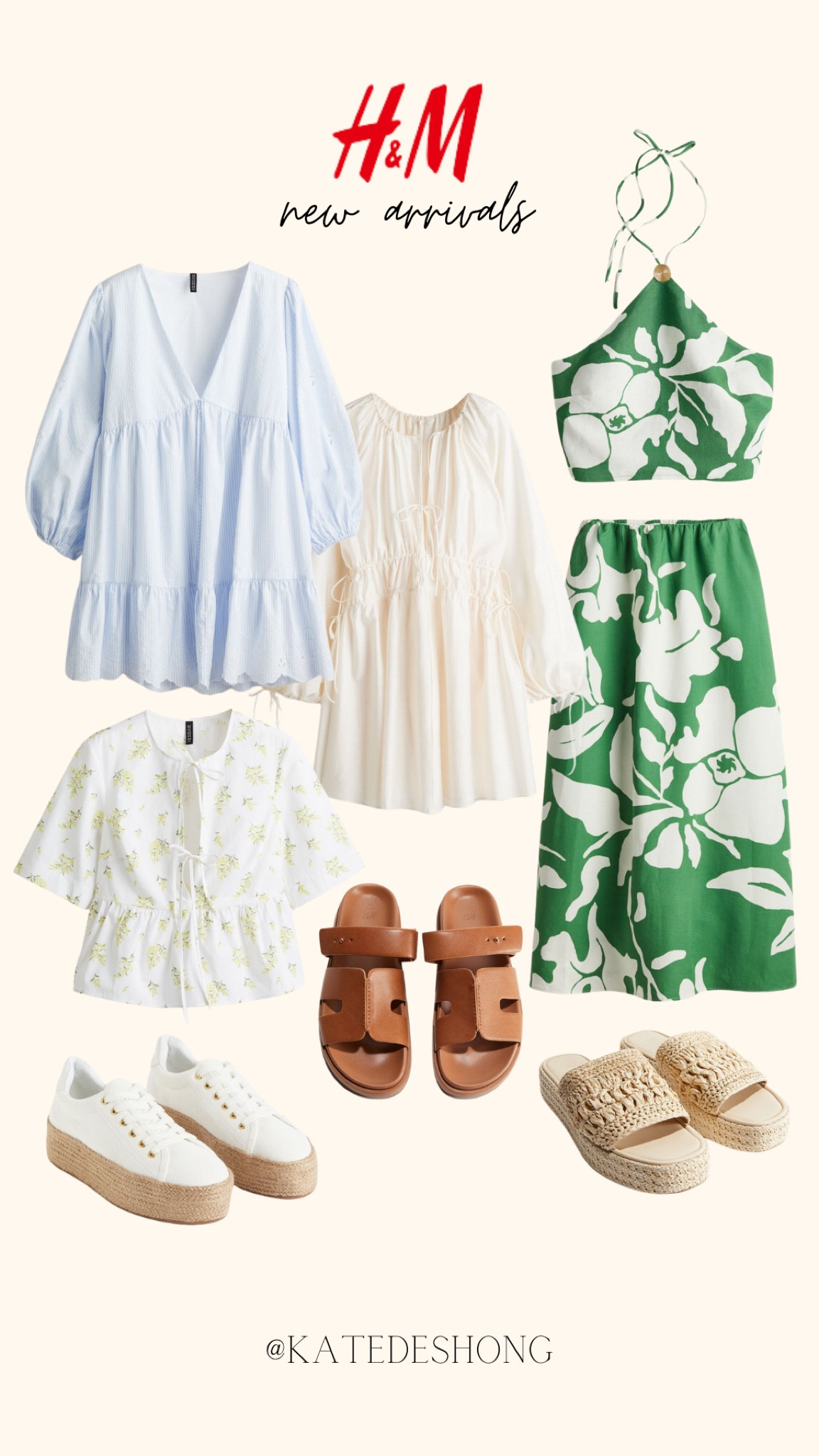 New Arrivals from H + M . Summer and spring. Matching set. Sandals. Espadrilles. Platform shoes. Budget shopping. Vacation. Workwear 

#LTKstyletip #LTKfindsunder50 #LTKSeasonal