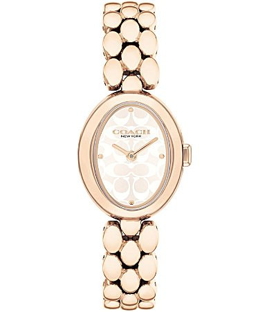 COACH Women's Sammy Quartz Analog Stainless Steel Bracelet Watch - Rose Gold | Dillard's