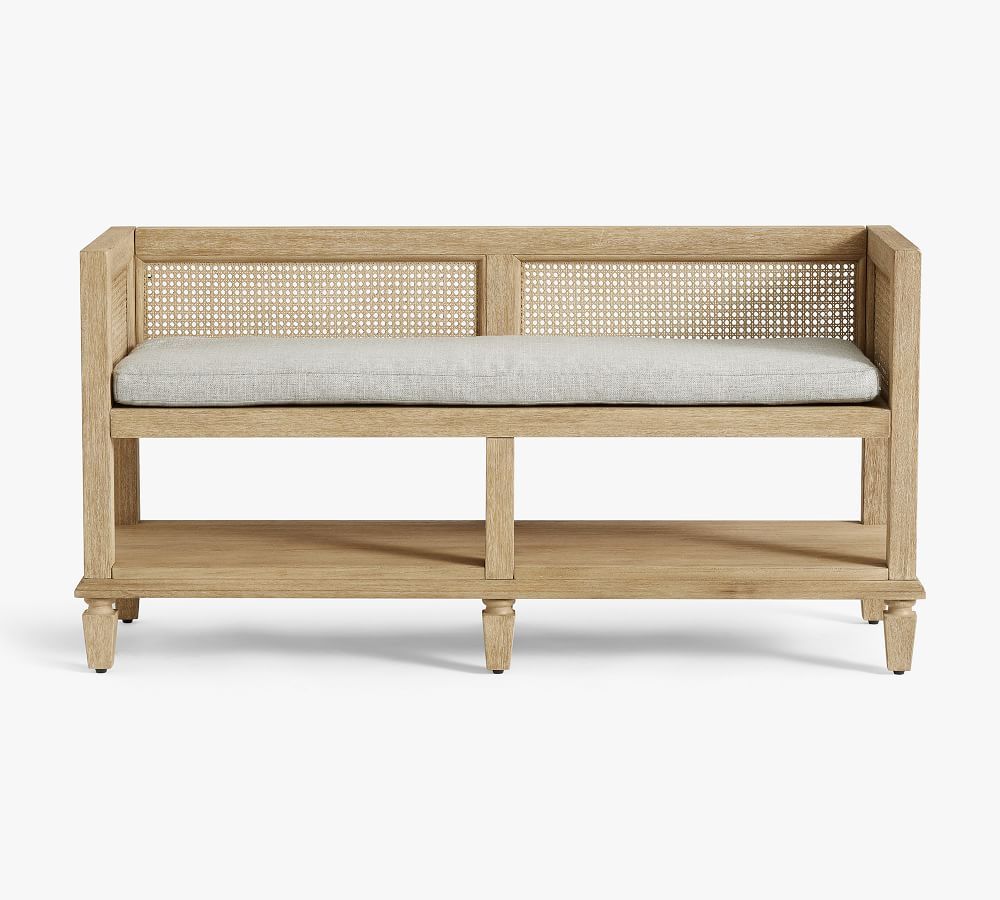 Sausalito Woven Bench | Pottery Barn (US)