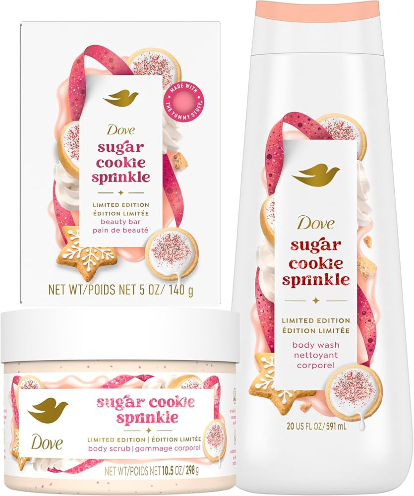 Dove Sugar Cookie Mixed Pack for Deep Nourishment Limited Edition Holiday Treats Hydrates and Rep... | Amazon (US)