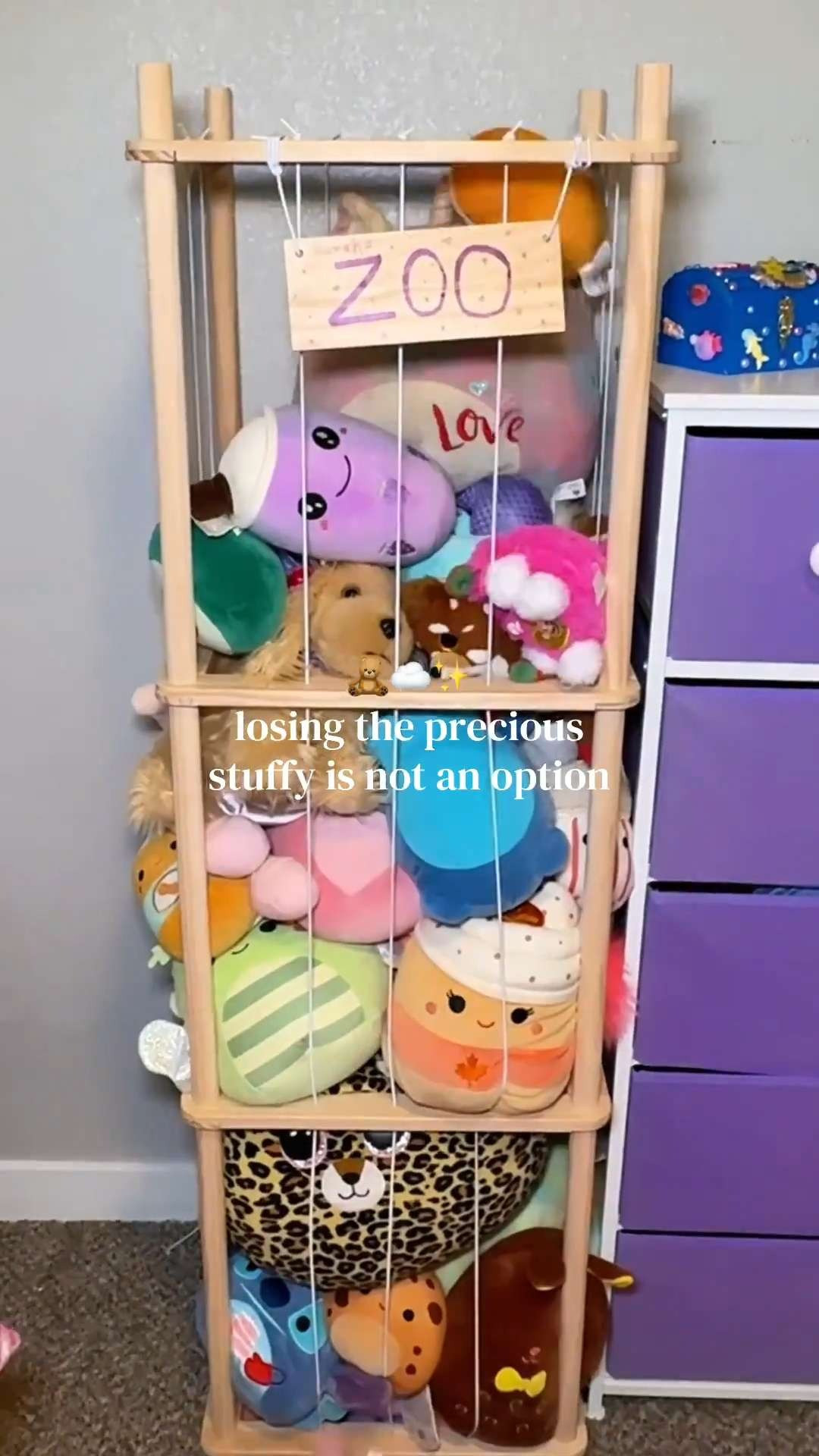 🧸 A cute and functional stuffed animal storage solution

 

 #LTKmomlife #LTKHome #LTKKids