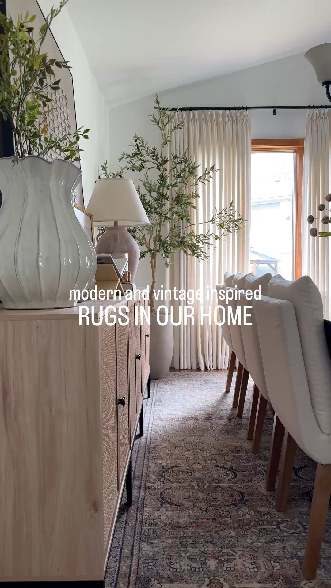Modern and vintage inspired rugs in our home 🤍

#LTKHome #LTKSaleAlert