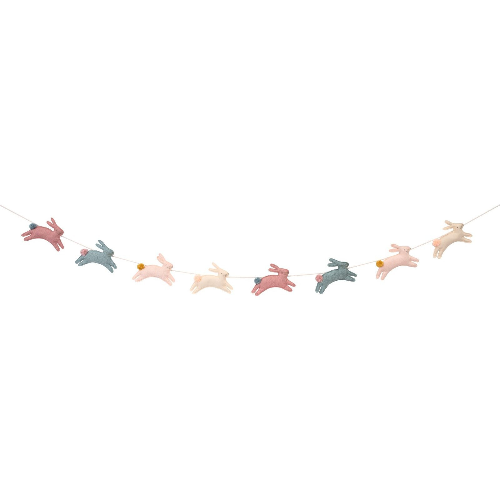 Felt Bunny Garland - Meri Meri Mirrors & Wall Decor | Maisonette | Maisonette
