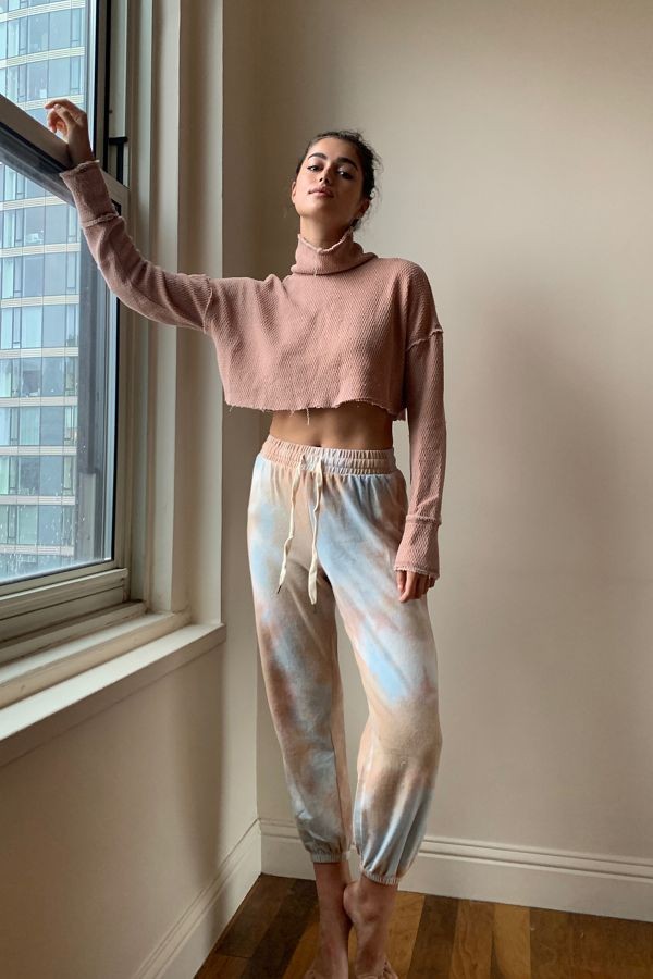 Out From Under Jenny Tie-Dye Fleece Jogger Pant | Urban Outfitters (US and RoW)